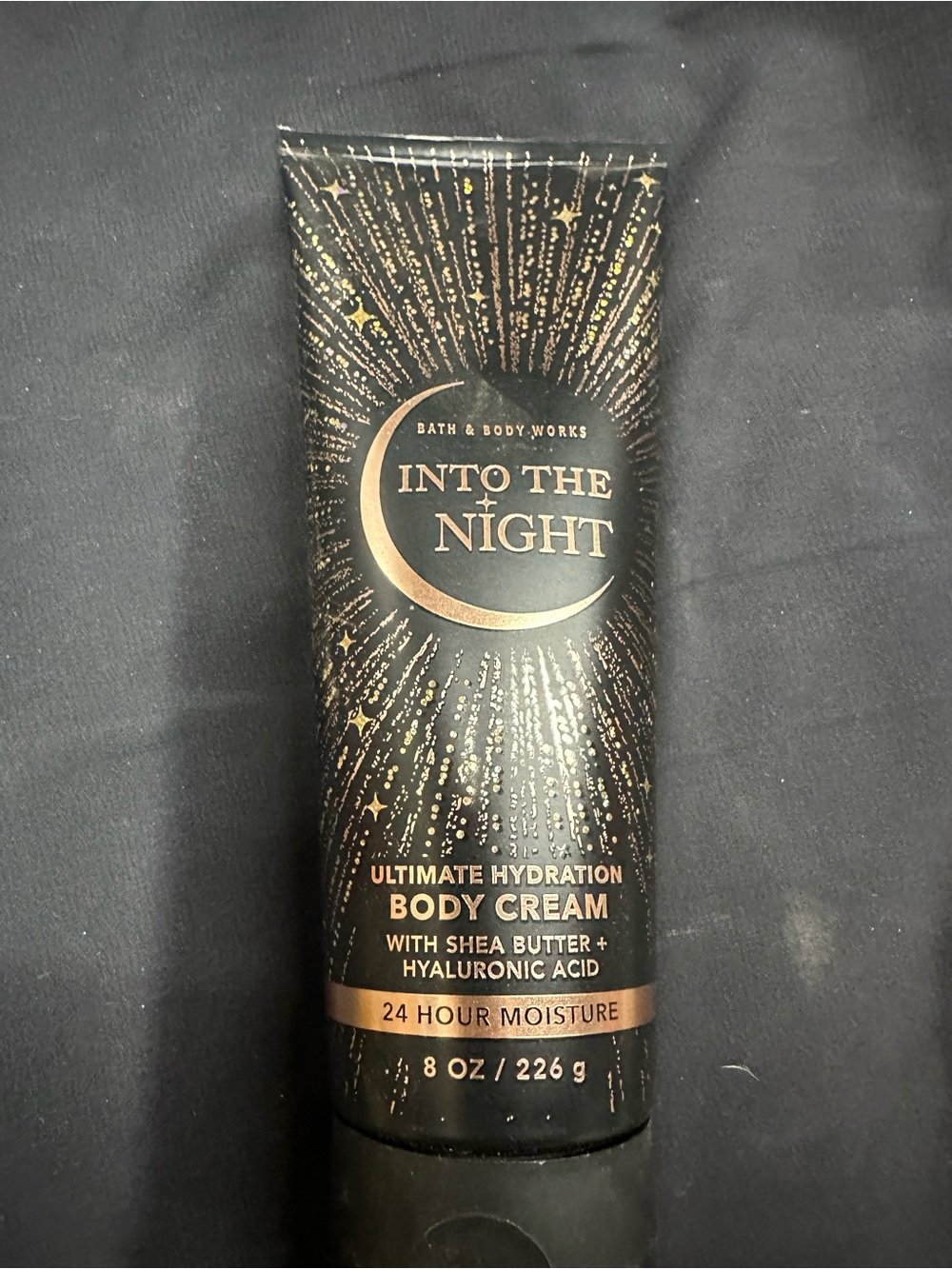 Bath & Body Works Into The Night Body Cream - Black & Gold Accents